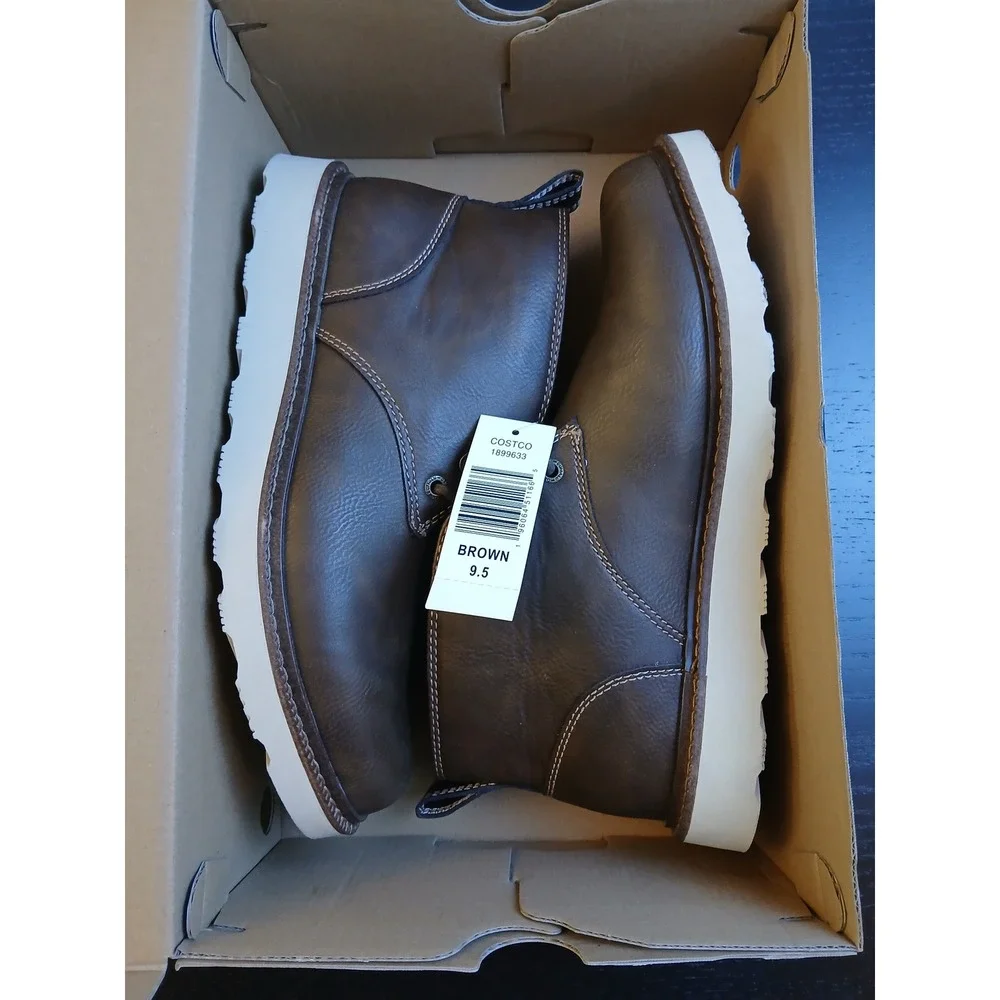 Buffalo David Bitton Metcalf Mens Brown Chukka Boots Memory Foam 9.5 1899633
